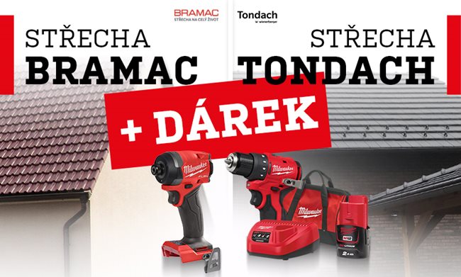 Bramac nebo Tondach? Akce prodloužena – únor i březen s dárkem!