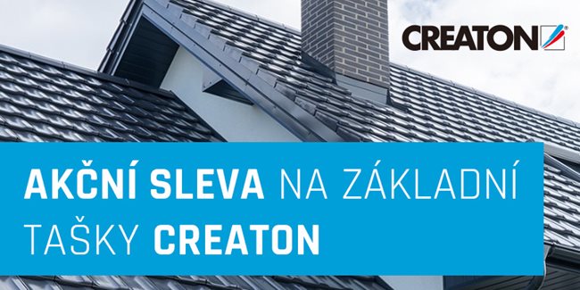 Akční sleva na základní tašky Creaton